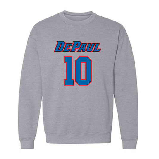 DePaul - NCAA Men's Basketball : Ilija Milijasevic - Classic Shersey Crewneck Sweatshirt-0