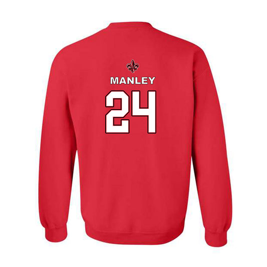 Louisiana - NCAA Women's Basketball : Mikaylah Manley - Sports Shersey Crewneck Sweatshirt-0