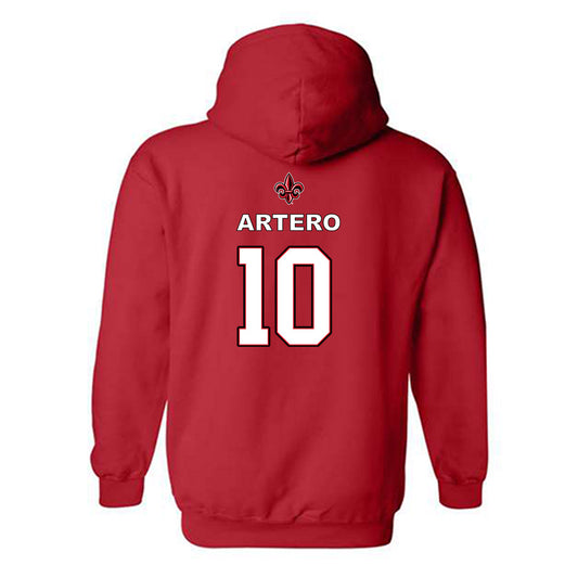 Louisiana - NCAA Women's Basketball : Marina Artero - Sports Shersey Hooded Sweatshirt-0