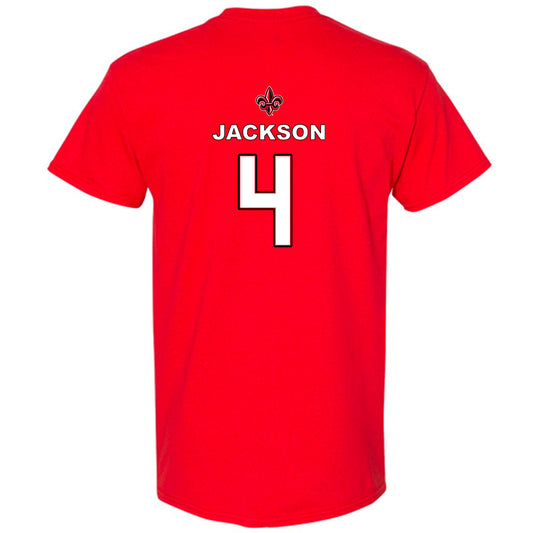Louisiana - NCAA Women's Basketball : Jazmyne Jackson - Sports Shersey T-Shirt-0