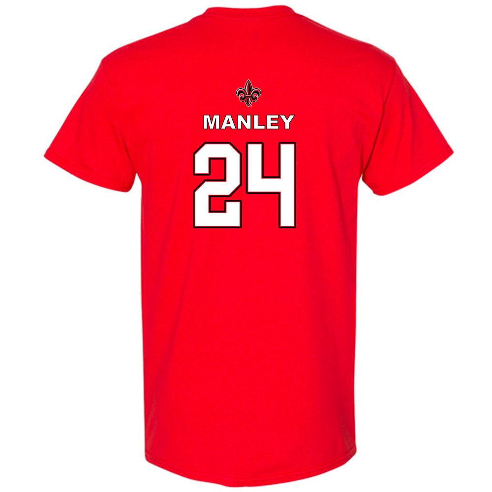 Louisiana - NCAA Women's Basketball : Mikaylah Manley - Sports Shersey T-Shirt-0