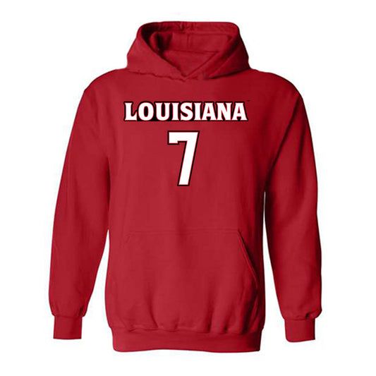 Louisiana - NCAA Men's Basketball : Christian Landry - Hooded Sweatshirt