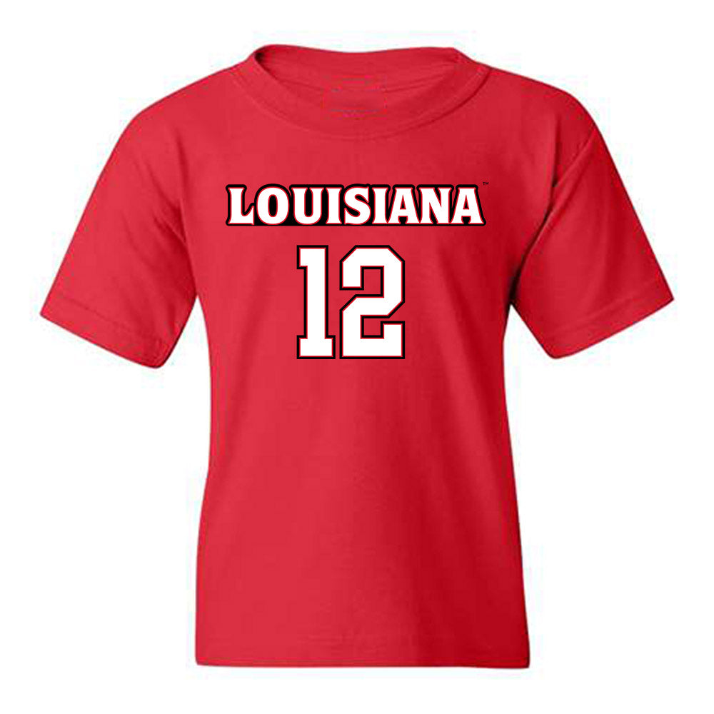 Louisiana - NCAA Men's Basketball : Michael Mouton - Sports Shersey Youth T-Shirt-0