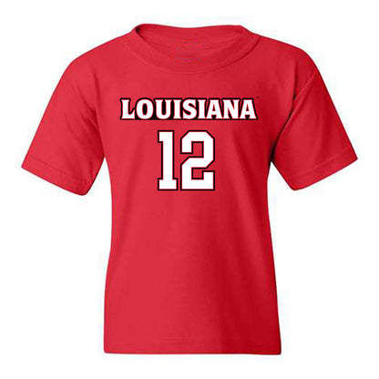 Louisiana - NCAA Men's Basketball : Michael Mouton - Sports Shersey Youth T-Shirt-0