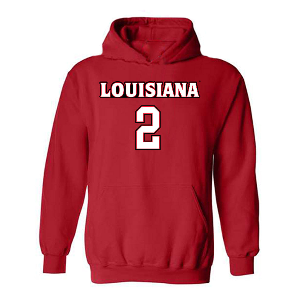 Louisiana - NCAA Men's Basketball : Todd Jones - Sports Shersey Hooded Sweatshirt-0