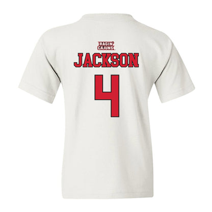 Louisiana - NCAA Women's Basketball : Jazmyne Jackson - Sports Shersey Youth T-Shirt-1
