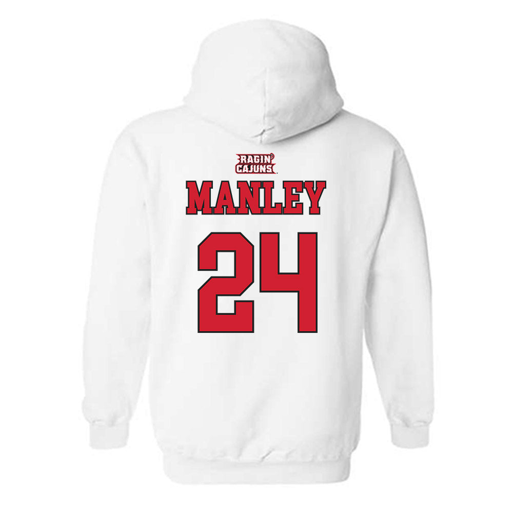 Louisiana - NCAA Women's Basketball : Mikaylah Manley - Sports Shersey Hooded Sweatshirt-1