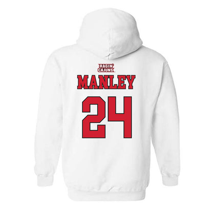 Louisiana - NCAA Women's Basketball : Mikaylah Manley - Sports Shersey Hooded Sweatshirt-1