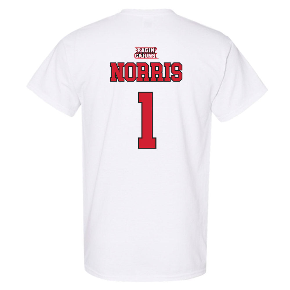 Louisiana - NCAA Women's Basketball : Kahlen Norris - Sports Shersey T-Shirt-1