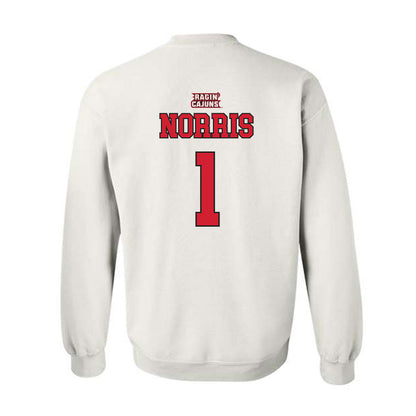 Louisiana - NCAA Women's Basketball : Kahlen Norris - Sports Shersey Crewneck Sweatshirt-1