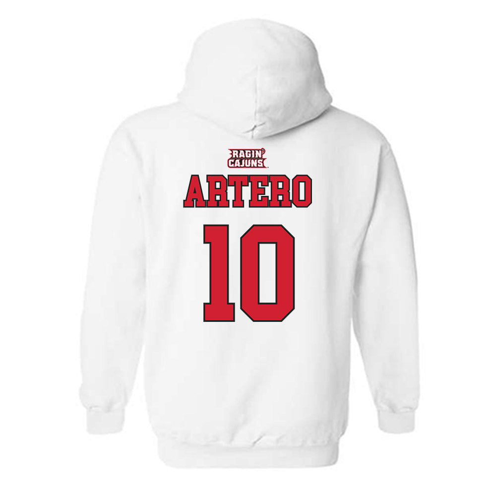 Louisiana - NCAA Women's Basketball : Marina Artero - Sports Shersey Hooded Sweatshirt-1