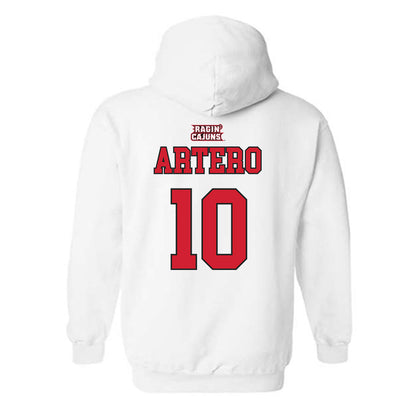 Louisiana - NCAA Women's Basketball : Marina Artero - Sports Shersey Hooded Sweatshirt-1