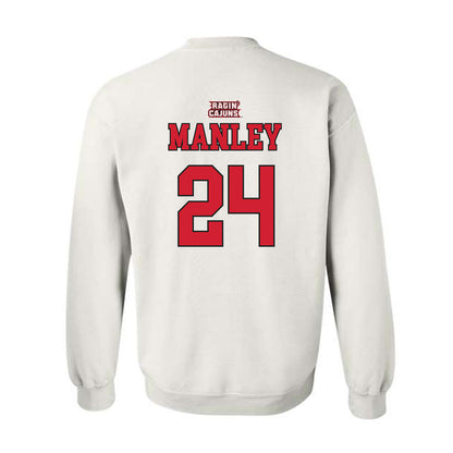 Louisiana - NCAA Women's Basketball : Mikaylah Manley - Sports Shersey Crewneck Sweatshirt-1