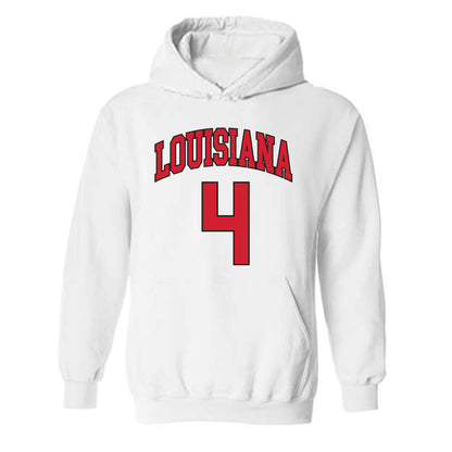 Louisiana - NCAA Women's Basketball : Jazmyne Jackson - Sports Shersey Hooded Sweatshirt-0