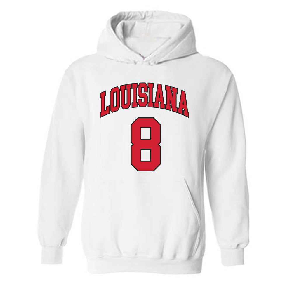 Louisiana - NCAA Women's Basketball : Lily Ba - Sports Shersey Hooded Sweatshirt-0