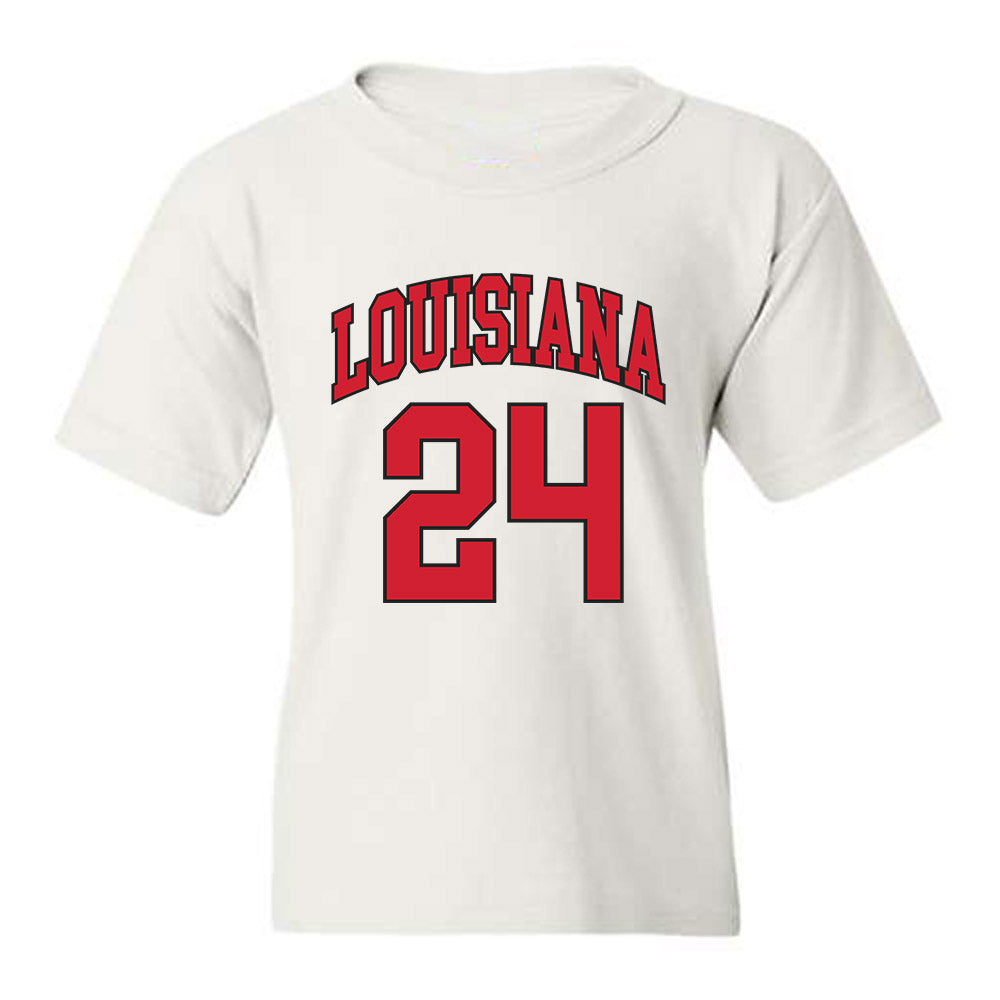 Louisiana - NCAA Women's Basketball : Mikaylah Manley - Sports Shersey Youth T-Shirt-0