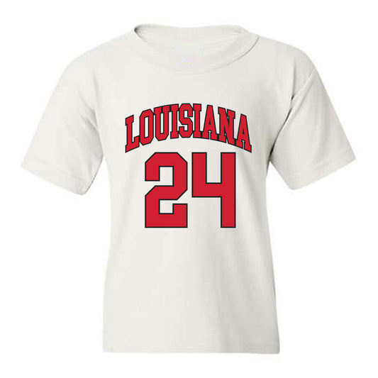 Louisiana - NCAA Women's Basketball : Mikaylah Manley - Sports Shersey Youth T-Shirt-0