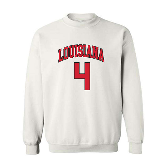 Louisiana - NCAA Women's Basketball : Jazmyne Jackson - Sports Shersey Crewneck Sweatshirt-0