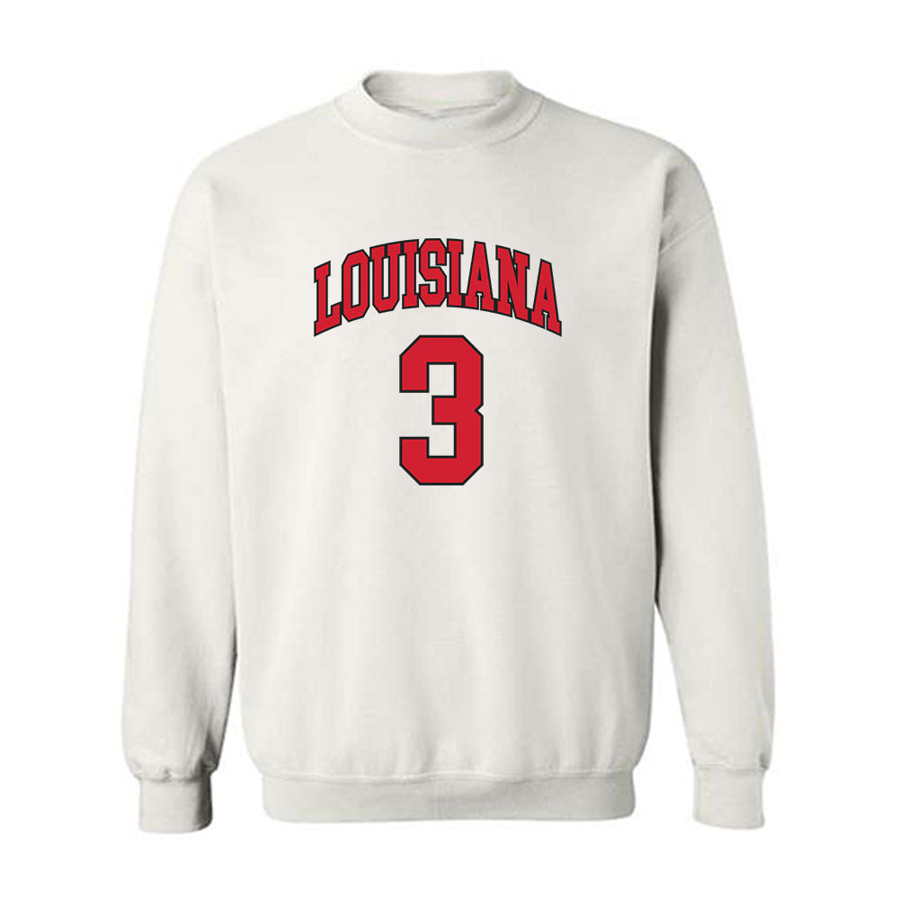 Louisiana - NCAA Women's Basketball : Stephanie Mosley - Sports Shersey Crewneck Sweatshirt-0