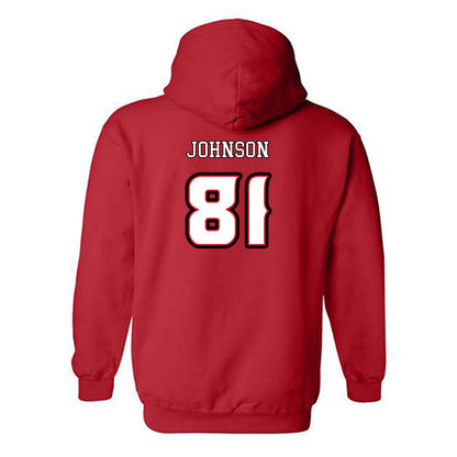 Louisiana - NCAA Football : Jaydon Johnson - Generic Shersey Hooded Sweatshirt
