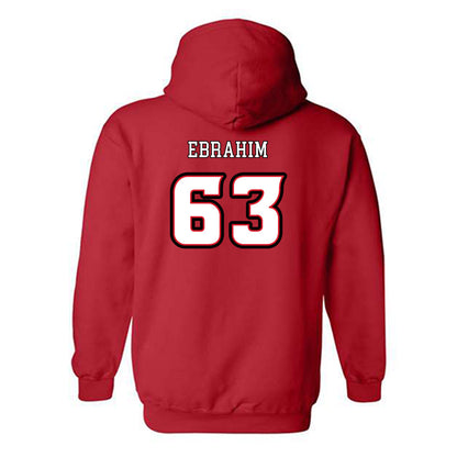 Louisiana - NCAA Football : Ryan Ebrahim - Generic Shersey Hooded Sweatshirt