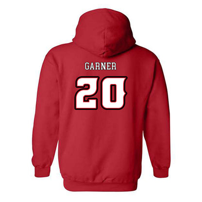 Louisiana - NCAA Football : Jj Garner - Generic Shersey Hooded Sweatshirt-1