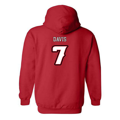 Louisiana - NCAA Football : Elijah Davis - Generic Shersey Hooded Sweatshirt