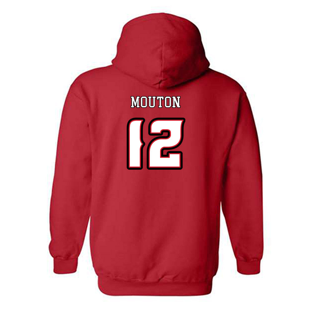 Louisiana - NCAA Men's Basketball : Michael Mouton - Generic Shersey Hooded Sweatshirt-1