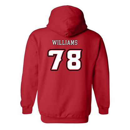 Louisiana - NCAA Football : Quinton Williams - Generic Shersey Hooded Sweatshirt