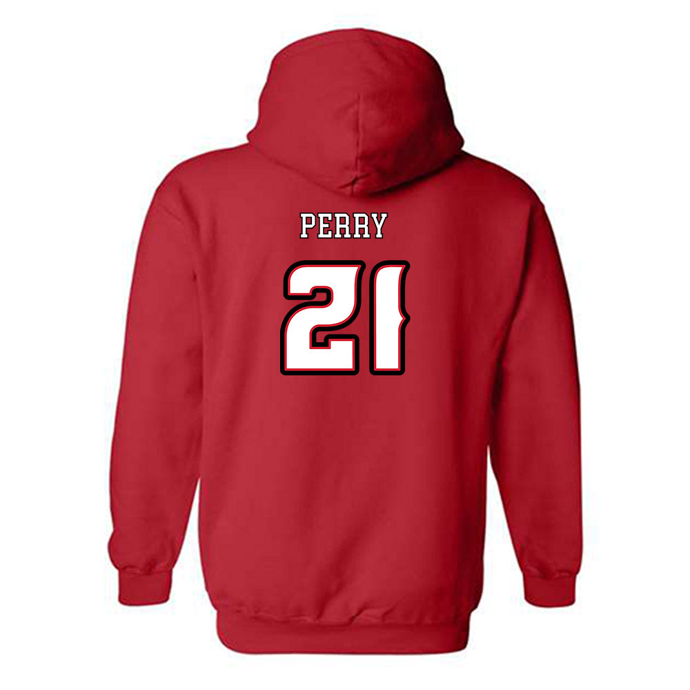 Louisiana - NCAA Football : Zylan Perry - Generic Shersey Hooded Sweatshirt