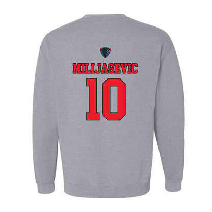 DePaul - NCAA Men's Basketball : Ilija Milijasevic - Sports Shersey Crewneck Sweatshirt-1