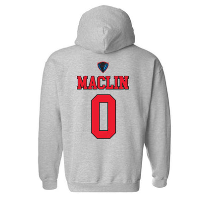 DePaul - NCAA Men's Basketball : Brandon Maclin - Sports Shersey Hooded Sweatshirt-1