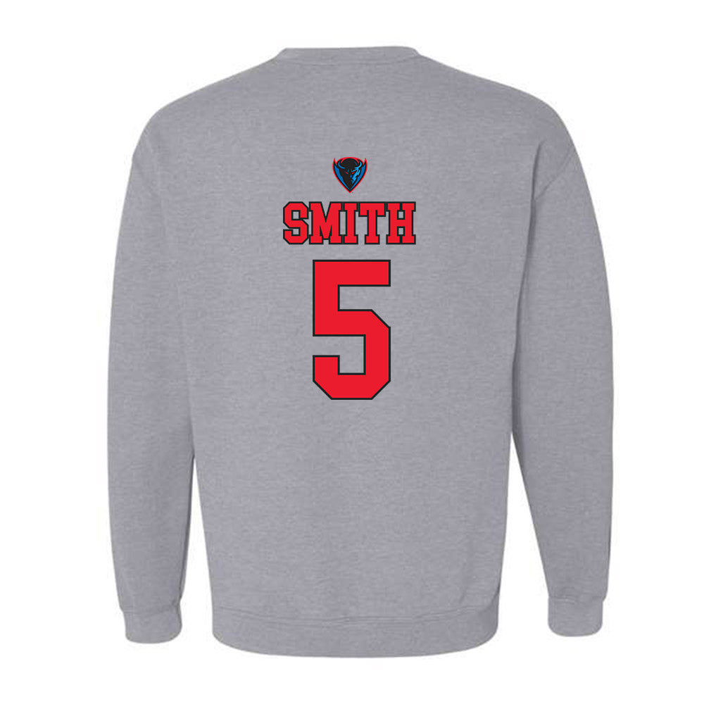 DePaul - NCAA Men's Basketball : RJ Smith - Sports Shersey Crewneck Sweatshirt-1