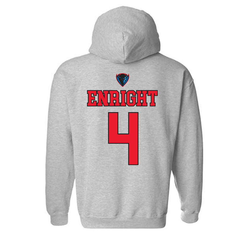 DePaul - NCAA Men's Basketball : Conor Enright - Hooded Sweatshirt