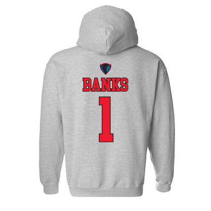 DePaul - NCAA Men's Basketball : Kaleb Banks - Sports Shersey Hooded Sweatshirt-1