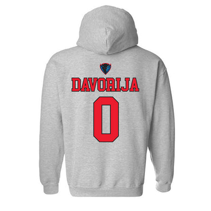 DePaul - NCAA Women's Basketball : Gina Davorija - Sports Shersey Hooded Sweatshirt-1