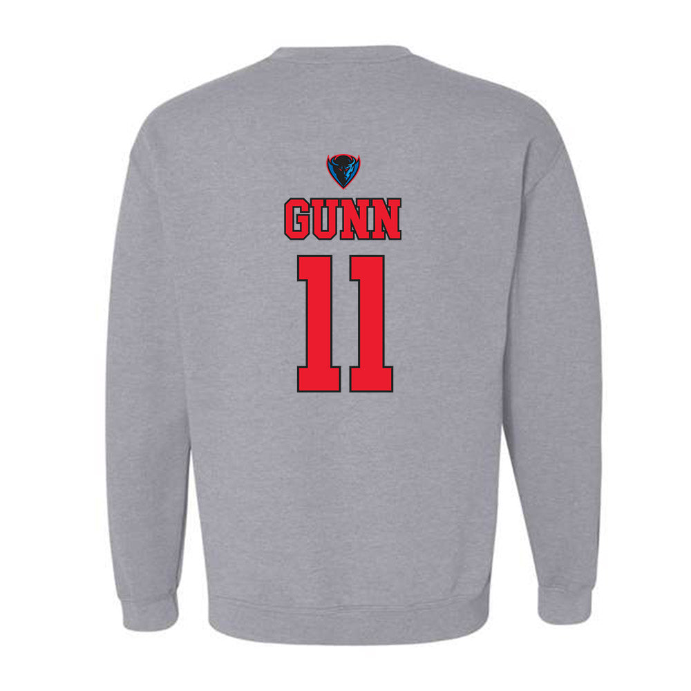 DePaul - NCAA Men's Basketball : CJ Gunn - Sports Shersey Crewneck Sweatshirt