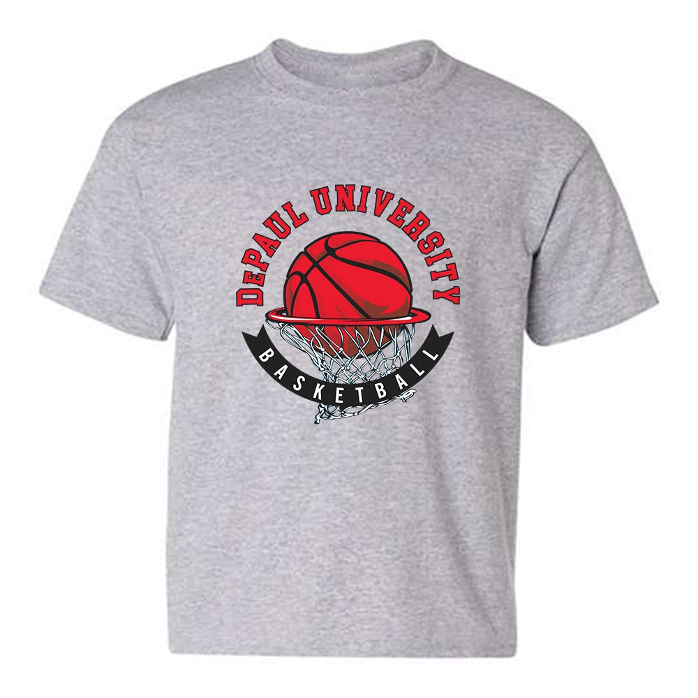 DePaul - NCAA Women's Basketball : Aizhanique Mayo - Sports Shersey Youth T-Shirt-0