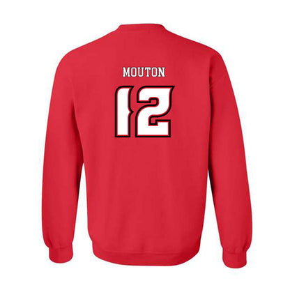 Louisiana - NCAA Men's Basketball : Michael Mouton - Generic Sports Shersey Crewneck Sweatshirt-1