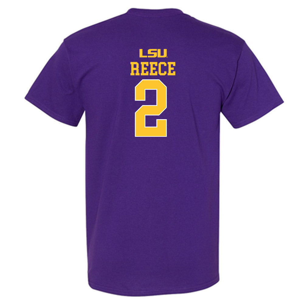 LSU - NCAA Men's Basketball : Jalen Reece - Sports Shersey T-Shirt-1
