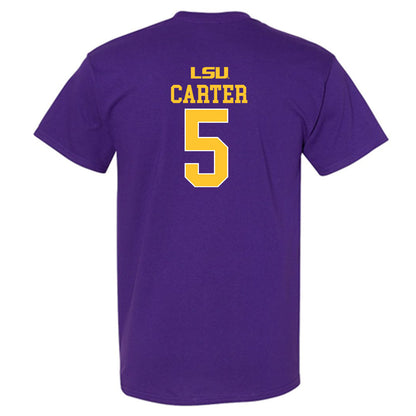 LSU - NCAA Men's Basketball : Cam Carter - Sports Shersey T-Shirt