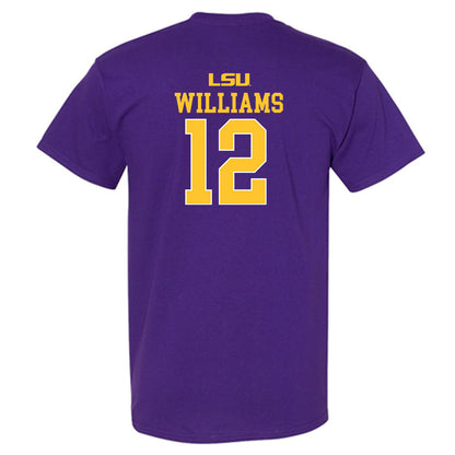 LSU - NCAA Women's Basketball : Mikaylah Williams - Sports Shersey T-Shirt-1