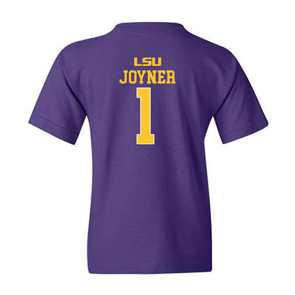 LSU - NCAA Women's Basketball : Amiya Joyner - Sports Shersey Youth T-Shirt-1