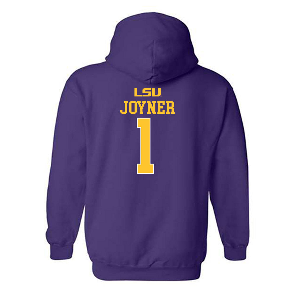 LSU - NCAA Women's Basketball : Amiya Joyner - Sports Shersey Hooded Sweatshirt-1