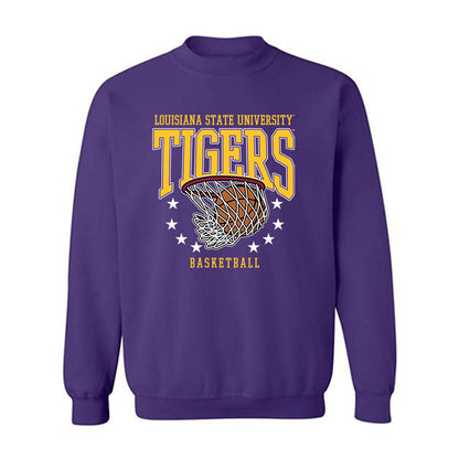 LSU - NCAA Women's Basketball : Divine Bourrage - Sports Shersey Crewneck Sweatshirt-0