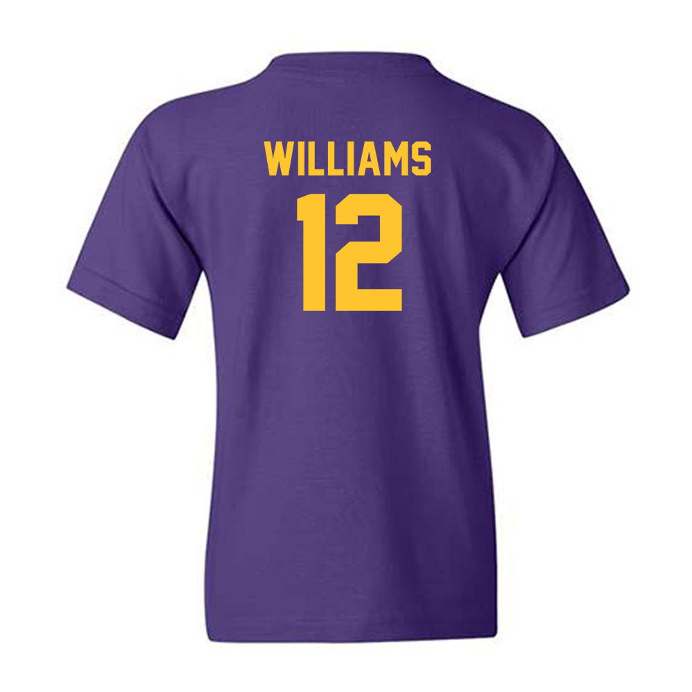 LSU - NCAA Women's Basketball : Mikaylah Williams - Classic Shersey Youth T-Shirt-1