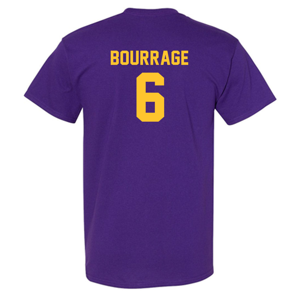 LSU - NCAA Women's Basketball : Divine Bourrage - Classic Shersey T-Shirt-1