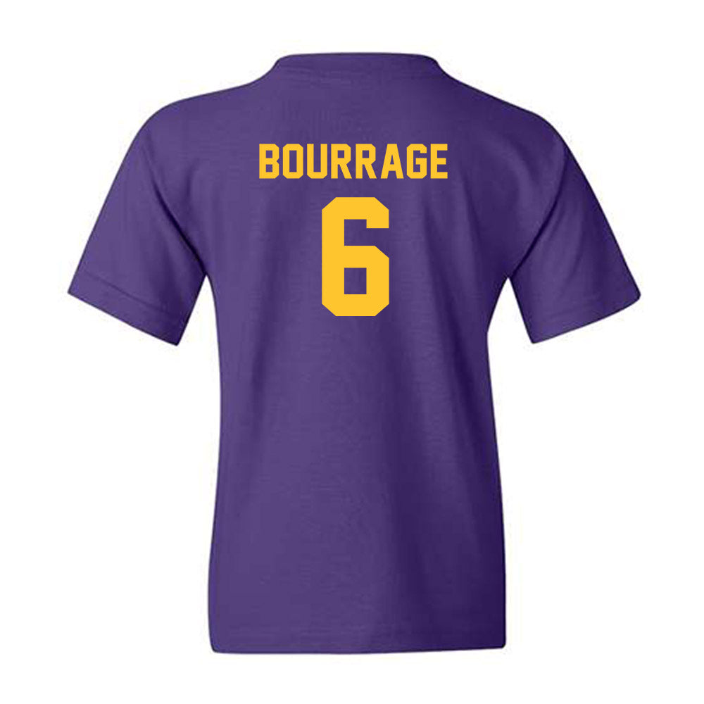 LSU - NCAA Women's Basketball : Divine Bourrage - Classic Shersey Youth T-Shirt-1