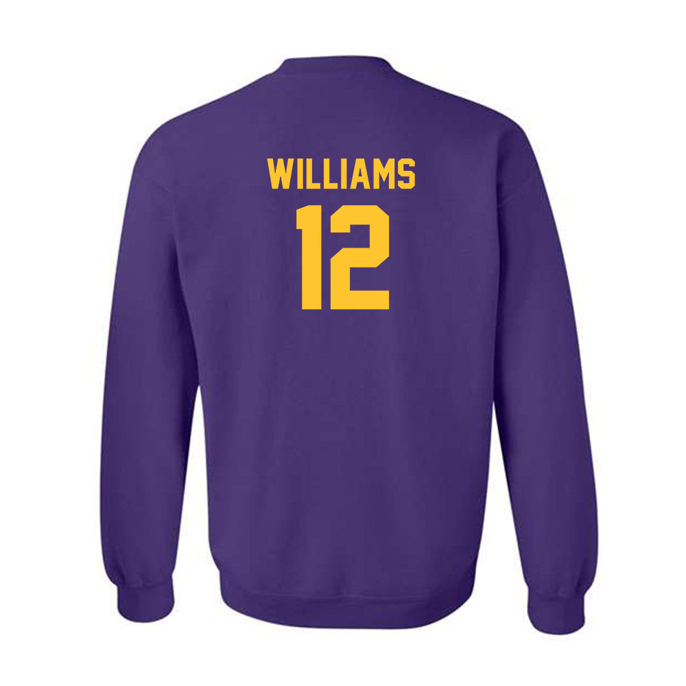 LSU - NCAA Women's Basketball : Mikaylah Williams - Classic Shersey Crewneck Sweatshirt-1