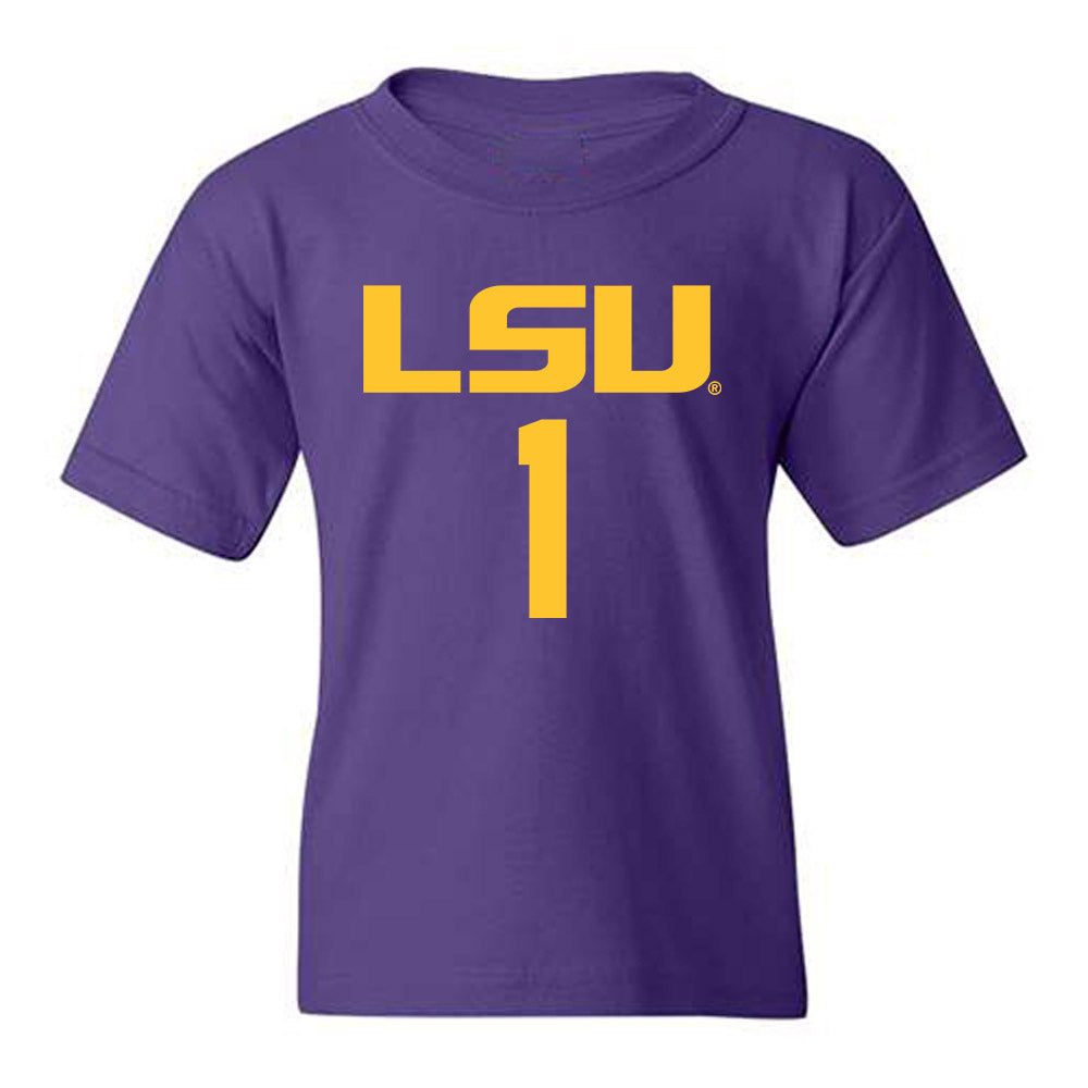 LSU - NCAA Women's Basketball : Amiya Joyner - Classic Shersey Youth T-Shirt-0